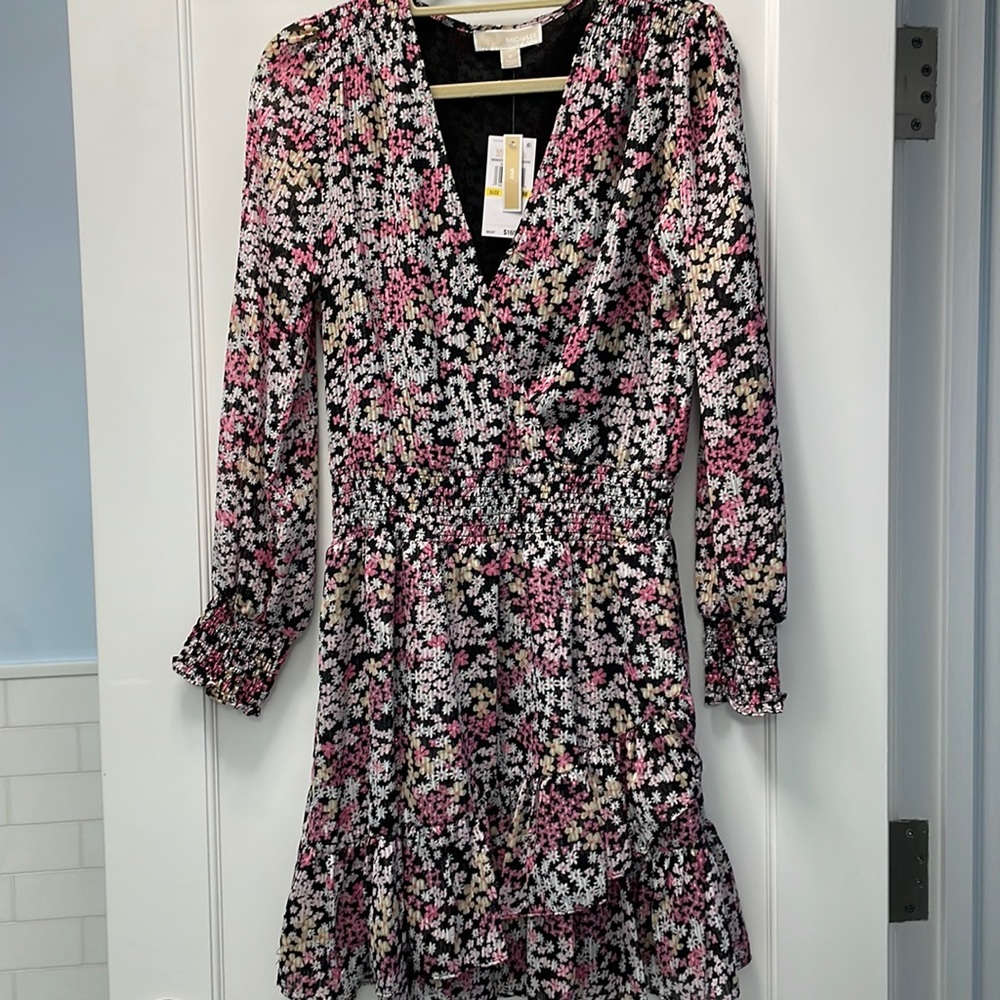 Michael Kors faux wrap dress